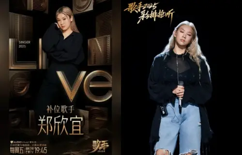 ▲鄭欣宜（如圖）時隔2年回歸！《歌手2025》彩排照曝光　爆瘦近況引熱議。（圖／翻攝自微博）