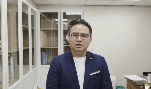 ▲立委黃健豪呼籲支持者冷靜面對罷免。（圖／黃健豪提供，2025.06.27）