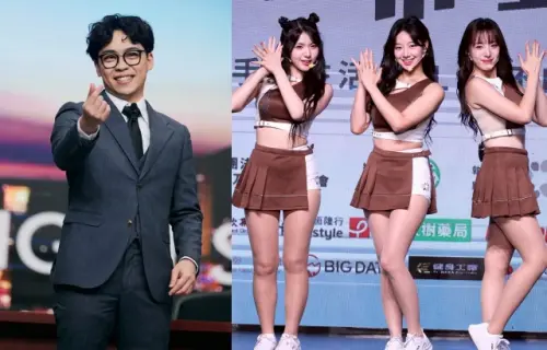 ▲樂天三本柱（圖右）曾登《夜夜秀》！得知賀瓏（圖左）爭議反應曝：他對我們很好。（圖／賀瓏IG、記者嚴俊強攝）