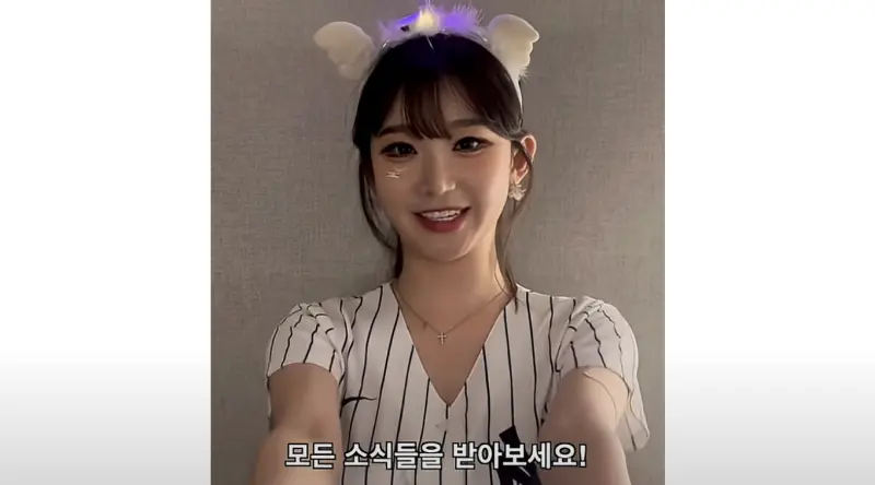 ▲富邦小公主李珠珢近期為韓國MLB拍攝個人短片，不過片中她「超濃」的妝容掀起熱議，與過往清純形象不符，讓韓國網友砲轟，「畫風突變？」（圖／MLB Korea (MLB 코리아) YouTube）