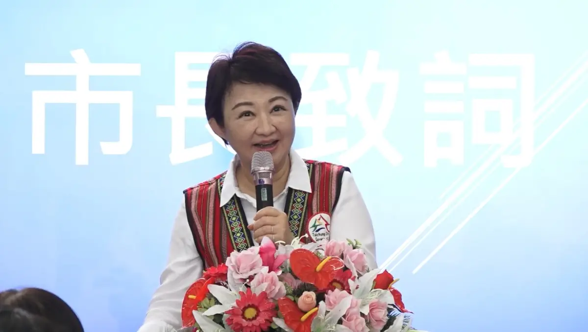 ▲盧秀燕去年輔選成功，讓3名子弟兵都進軍立院，現在也要全力護盤。（圖／台中市政府提供，2025.06.27）