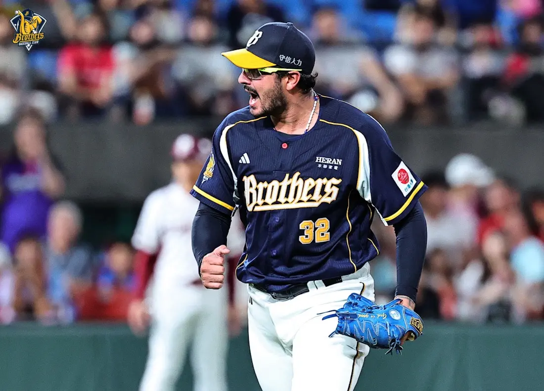 ▲中信兄弟洋投羅戈在關鍵3連戰首戰先發，繳出6.1局失1分好投。（圖／中信兄弟提供）