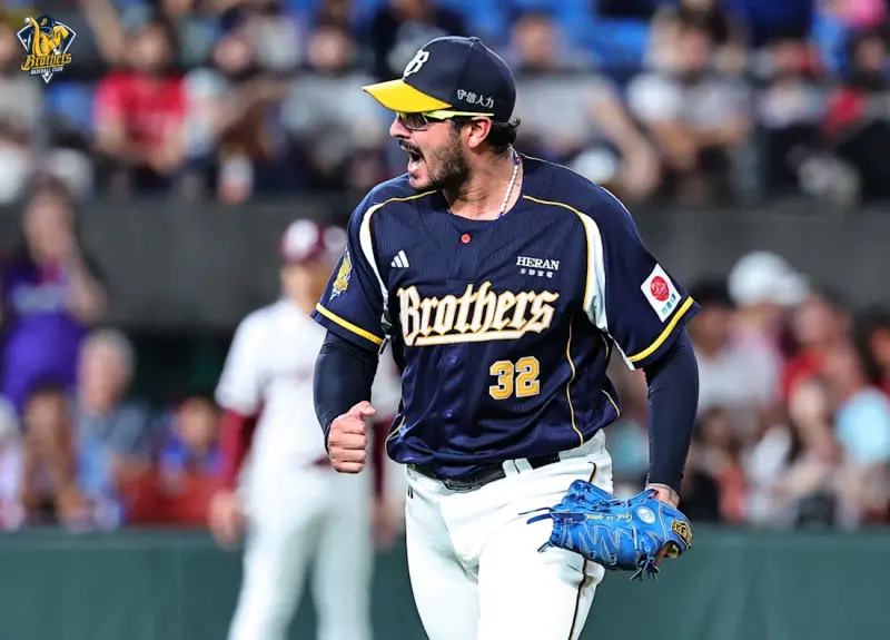 ▲中信兄弟洋投羅戈在關鍵3連戰首戰先發，繳出6.1局失1分好投。（圖／中信兄弟提供）