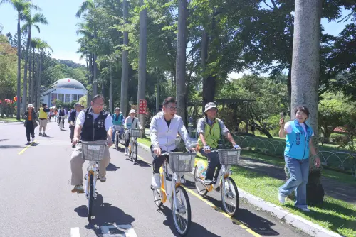 ▲霧峰新增4座YouBike站點啟用，從現在起，鼓勵民眾以單車慢遊方式(圖／參山處提供2025.6.28)