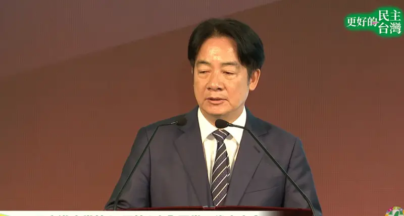 ▲賴清德首度對大罷免表態。（圖／民進黨提供）