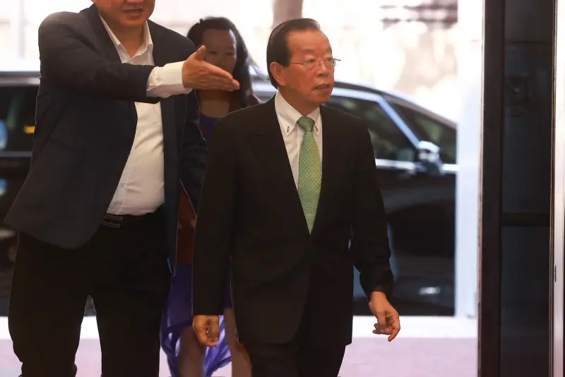 ▲謝長廷過去稱「大罷免是惡的循環」，今表示與黨立場沒有不同。（圖／記者謝政勳攝，2025.06.28）