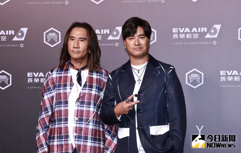 ▲動力火車在第36屆金曲獎上順利抱回「最佳演唱組合」獎座。尤秋興、顏志琳在慶功宴上分享日前去參加畢業典禮的有趣故事。（圖／NOWNEWS攝影中心）