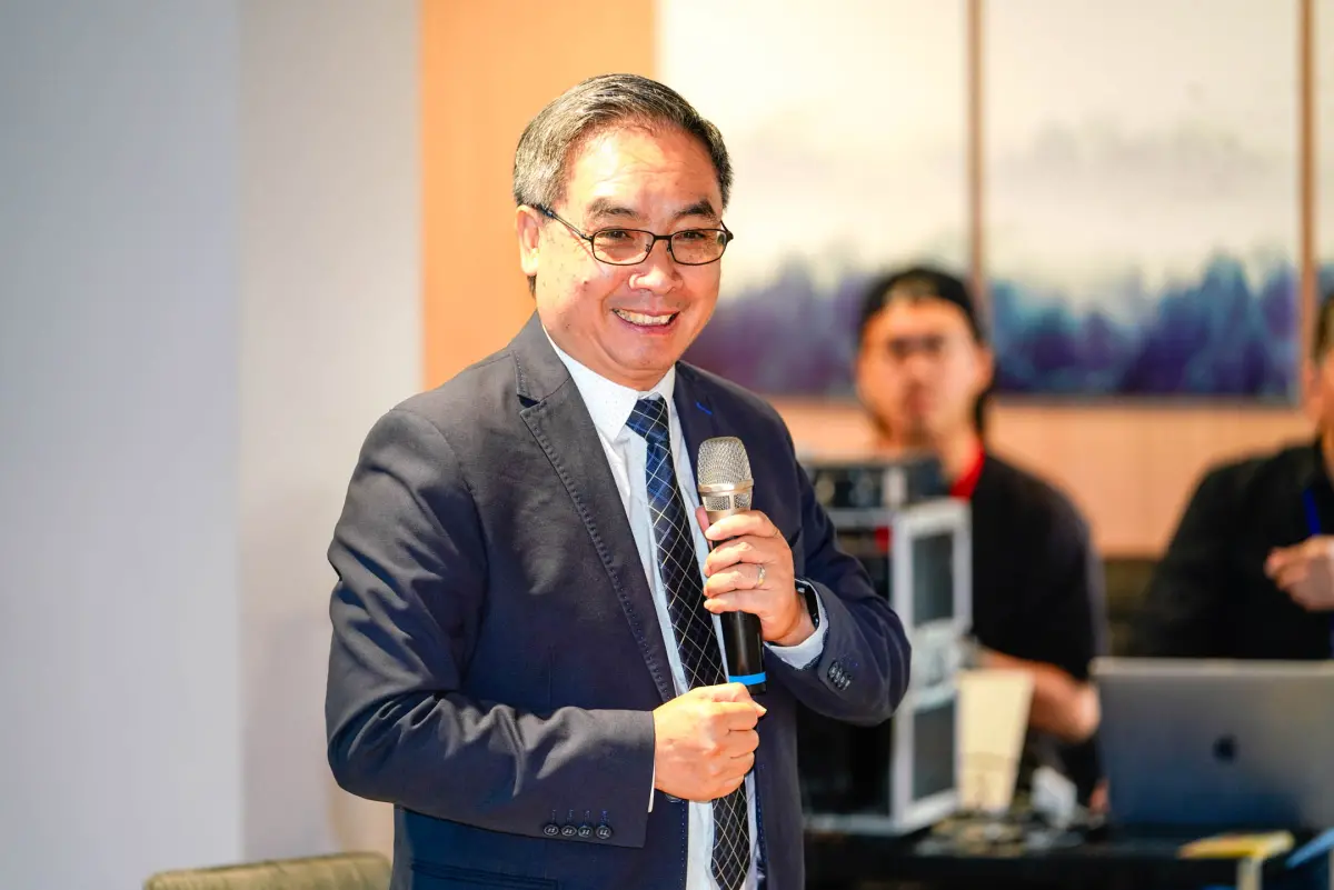 ▲客傳會董事長陳邦畛分享客傳會成立6年來的成果。（圖／客傳會提供）