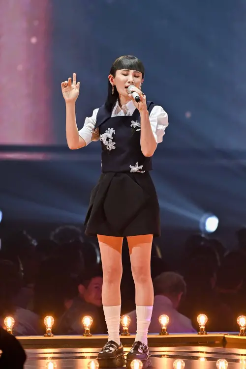 ▲魏如萱爆出本屆經典金句：「最難不是音準和拍子，最難的是不要放棄！」（圖／台視提供）