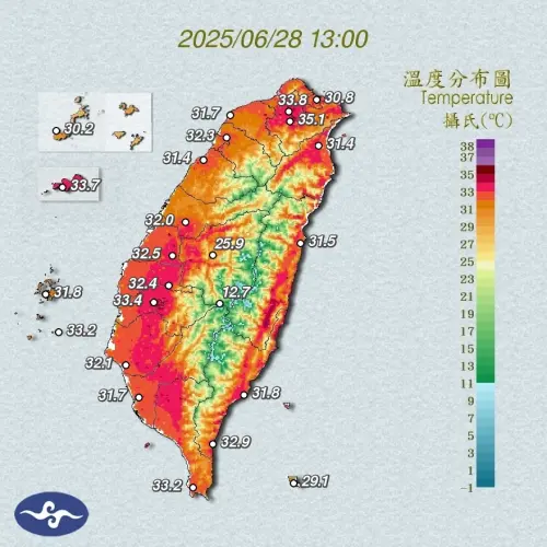 7月高溫地獄來了！周日外出37度熱炸　吳德榮：這3天挑戰今年最熱
