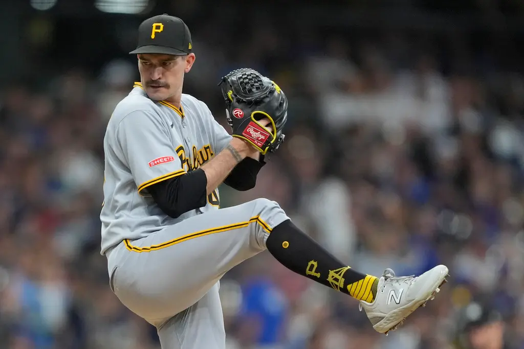 ▲匹茲堡海盜投手Andrew Heaney成為各隊覬覦的對象。（圖／美聯社／達志影像）