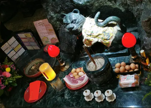 ▲台中都城隍廟虎爺。（圖／楊登嵙提供）