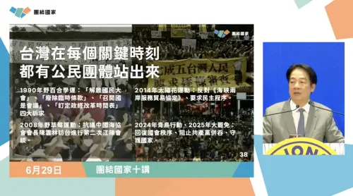 影／讚罷團為台灣珍貴力量　賴清德：國家有需要就會出現
