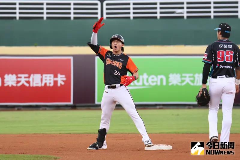 ▲在隊長陳傑憲優異表現的帶領之下，統一獅在今（29）日晚間比賽舉勝，靠自己奪下2025上半季冠軍。（圖／記者朱永強攝 ,2025.06.29）