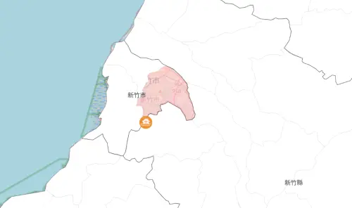 ▲新竹市淹水警戒範圍。（圖／水利署）