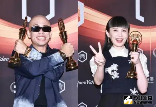 ▲金曲獎關注度降低？PTT曝光關鍵原因　粉絲嘆：以前都守在電視前。呂士軒（左）獲得「最佳華語男歌手獎」及「最佳華語專輯獎」，魏如萱（右）二度封后拿下「最佳華語女歌手獎」。（圖／NOWNEWS媒體中心）