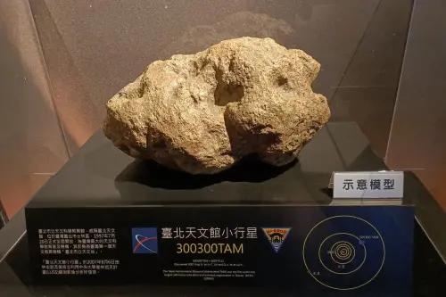 ▲小行星示意模型。（圖／取自臺北市立天文科學教育館官網）