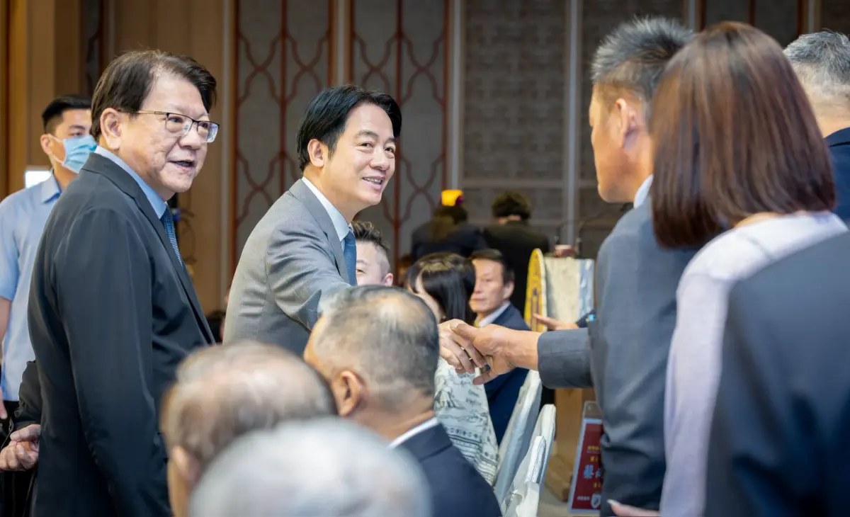 ▲賴清德到新竹進行團結十講第三講，主題是憲政體制。（圖／翻攝賴清德臉書）