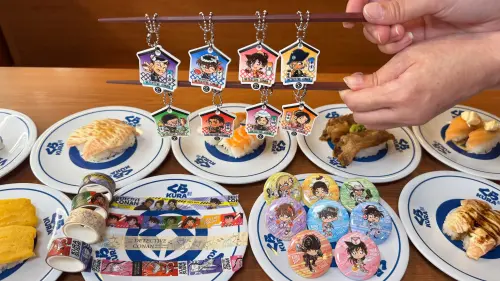 ▲藏壽司《名偵探柯南》聯名29款扭蛋，7月4日開搶。（圖／藏壽司提供）