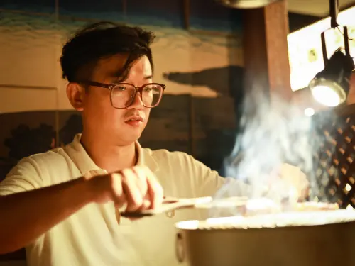 低調奢華,彷彿置身日本職人燒肉店(圖/劉祐龍攝影) ▲低調奢華,彷彿置身日本職人燒肉店(圖/劉祐龍攝影)