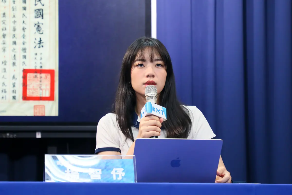 ▲國民黨發言人楊智伃表示，賴清德在演講中完全無視台灣曾經代表參與中華民國制憲的歷史。（圖／國民黨提供）