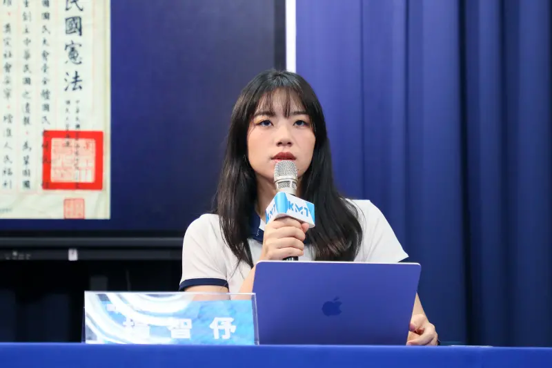 ▲國民黨發言人楊智伃表示，賴清德在演講中完全無視台灣曾經代表參與中華民國制憲的歷史。（圖／國民黨提供）