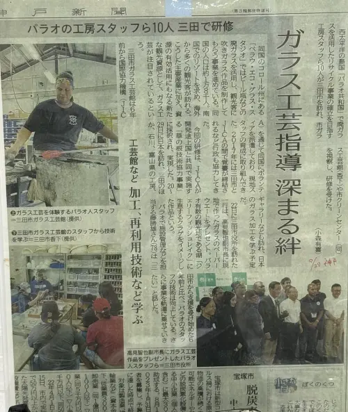 ▲日本媒體都特別來帛琉宣傳這項獨一無二的合作。（圖／國際中心記者賴正琳攝）