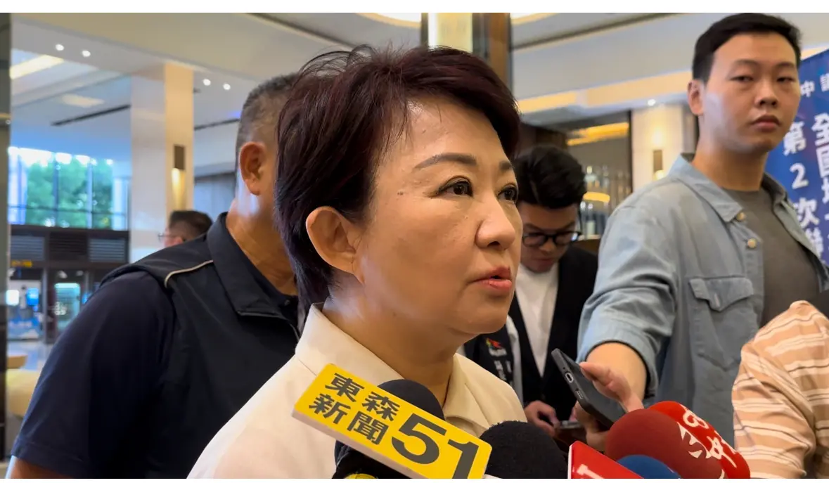 ▲台中市長盧秀燕再次喊話總統賴清德，強調有7成的國人希望他談經濟。（圖／記者顏幸如攝，2025.06.30）