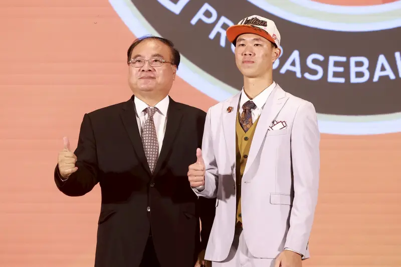 ▲中職36年選秀會平鎮高中哀宥宇成為統一獅第二指名，最快球速達150公里，去年入選U18亞青賽國手，幫助中華隊奪下冠軍。（圖／記者葉政勳攝）