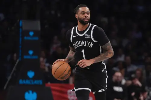 ▲根據ESPN記者Shams Charania報導，NBA美國職籃（National Basketball Association）布魯克林籃網後衛D'Angelo Russell將以2年1300萬美金加盟達拉斯獨行俠。（圖／美聯社／達志影像）