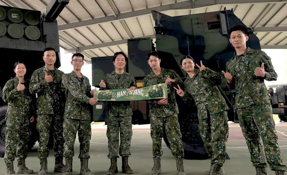 ▲總統賴清德日前前往台中勗勉「陸軍砲兵第58指揮部」。（圖／總統府提供）