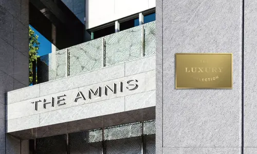 台灣首間加入萬豪國際集團奢華系列The Luxury Collection的「THE AMNIS然一酒店」,今日正式開賣。(圖/然一酒店提供) ▲台灣首間加入萬豪國際集團奢華系列The Luxury Collection的「THE AMNIS然一酒店」,今日正式開賣。(圖/然一酒店提供)