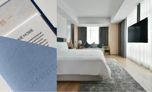 ▲THE AMNIS然一酒店調細膩選物，與客房和諧的視覺設計交織出的靜謐美學。（圖／然一酒店提供）