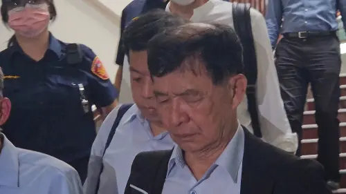 ▲彭振聲接到太太死訊，在庭上放聲大哭。（圖／記者劉松霖攝）