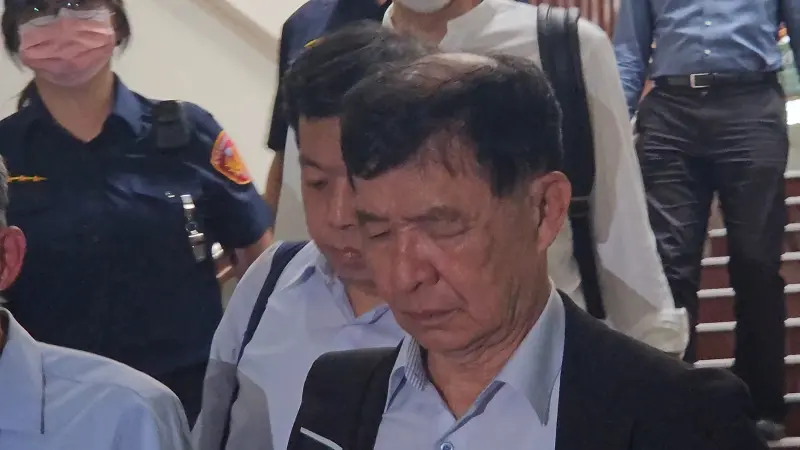 ▲彭振聲接到太太死訊,在庭上放聲大哭。(圖/記者劉松霖攝)
