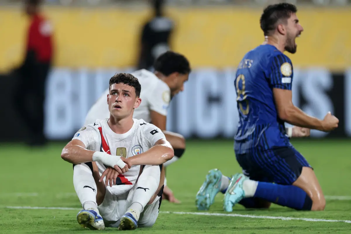 ▲2025年FIFA俱樂部世界盃16強爆出大冷門，曼城歷經120分鐘激戰後以3：4不敵沙烏地阿拉伯勁旅希拉爾，提前遭淘汰，堪稱本屆賽事最震撼一役。（圖／路透／達志影像）