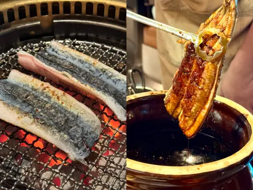 肥前屋鰻魚飯熄燈!胡同燒肉開吃日本「四代目菊川」桌邊現烤鰻魚 ▲星胡同燒肉專人桌邊現烤鰻魚。(圖/記者蕭涵云攝)