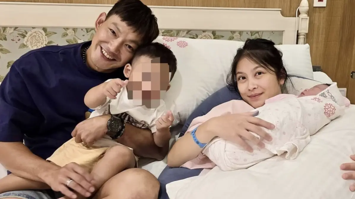 ▲藝人威廉（左；廖亦崟）與老婆卓君澤今（1）日喜悅迎來第2胎，「小家庭圓滿了！」引發外界恭喜。（圖／翻攝自威廉IG）