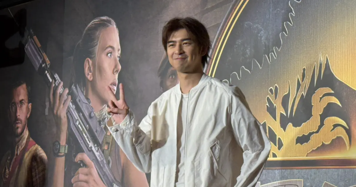 ▲陳柏霖出席《侏羅紀世界：重生》首映會，坦言11歲時曾經砸100美金買《侏羅紀公園》的錄影帶。今年他入圍台北電影獎最佳男主角，週六的頒獎典禮卻不會帶幸運小物，還自嘲：「我沒有紅內褲耶。」（圖／記者蘇詠智攝）