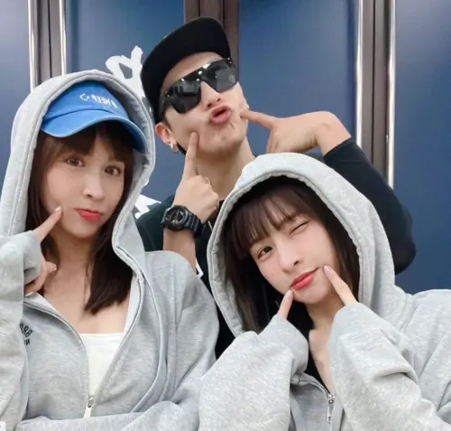 ▲林尹樂啾啾、峮峮。（圖／啾啾IG）