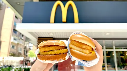 ▲雙層麥香雞、雙層麥香魚。（圖／記者蕭涵云攝）