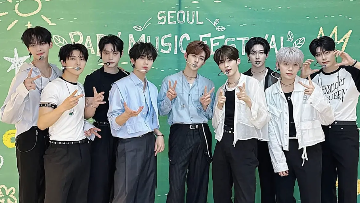 ▲韓團ZEROBASEONE宣布12月6日來台北小巨蛋開唱，這也是他們合約到期前最後一次舉辦演唱會，上次缺席高雄拼盤的中國籍成員章昊（左5）、Ricky（右3）也會一起到場。（圖／ZEROBASEONE IG）