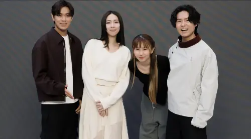 ▲告五人新專輯找來YOASOBI御用攝影師操刀視覺，以變形黑白格路設計傳達自由探索概念。（圖／相信音樂提供）