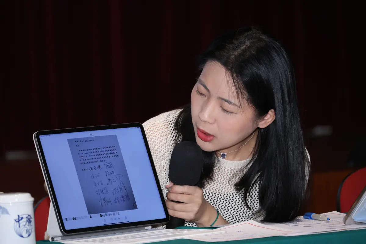 ▲國民黨立委徐巧芯今（2）日指名民進黨立委王定宇也同意減列國防預算。（圖／記者葉政勳攝）