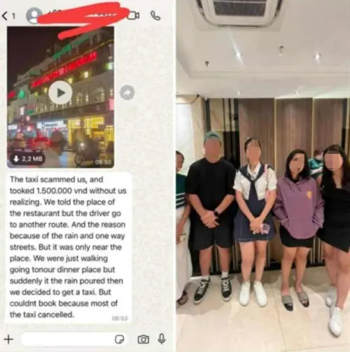 ▲有菲律賓觀光客到越南旅遊，卻遇到黑心計程車司機，2公里路程收1600元台幣的車資，導遊將事件公布在社群上引發熱議。（圖／翻攝自越南年輕人報）