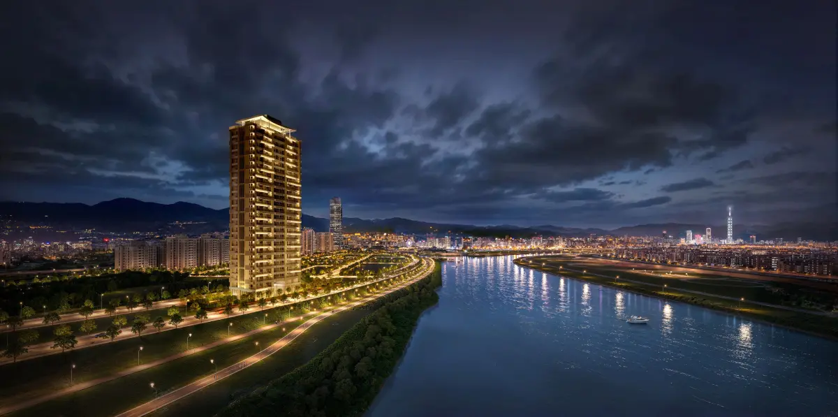 ▲遠雄建設今（2）日正式對外宣告啟動全新品牌主張「美好共生Living Better」，位於北士科水岸特區的「遠雄泱玥」為首座示範案。（圖／遠雄建設提供）