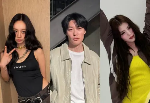 ▲惠利（左）一句話讓韓韶禧（右）被罵翻！柳俊烈（中）的沉默　導致新戀情也分手收場。（圖／惠利IG、柳俊烈IG、韓韶禧IG）