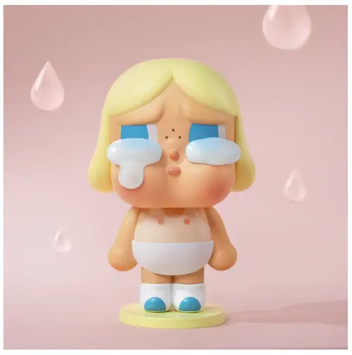 ▲關穎近年熱愛收藏泡泡瑪特的「Crybaby」，勵志搜集所有隱藏版。（圖／翻攝自泡泡瑪特官網）