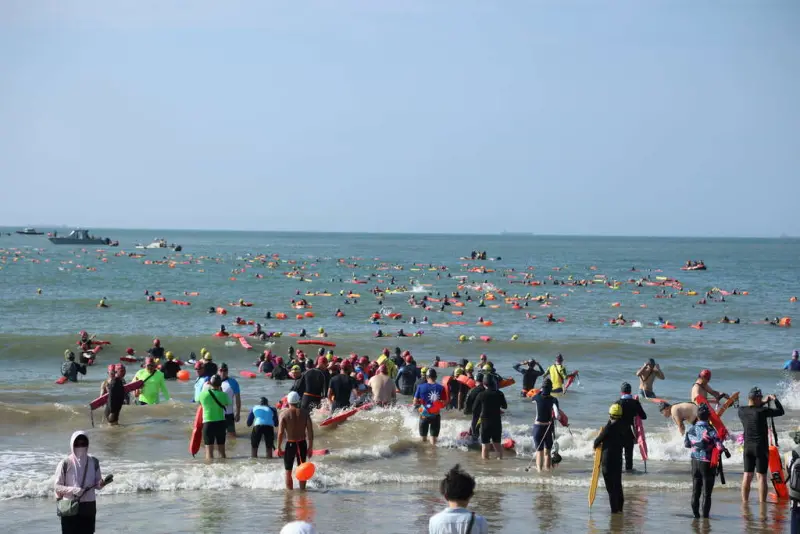 ▲金廈泳渡傳出遭中央「喊卡」。（圖／翻攝自金門市府觀光處官網）