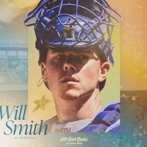 ▲Will Smith首次奪下先發捕手席位。（圖／取自道奇官方X）